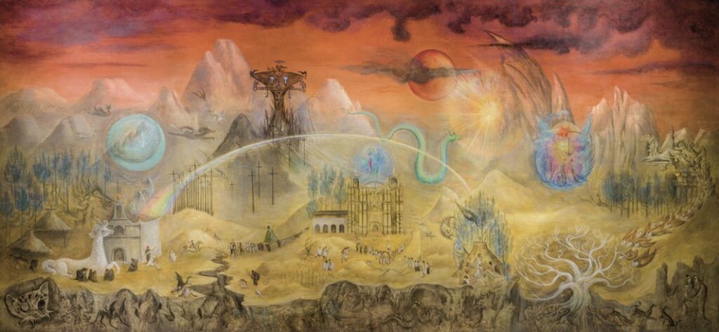 El Mundo Mágico de los Mayas, obra de Leonora Carrington